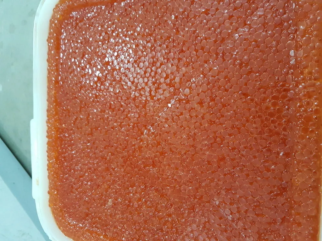 фотография продукта  Икра красная соленая кеты и горбушы
